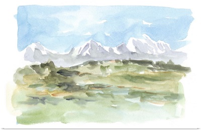 Mountain Watercolor I