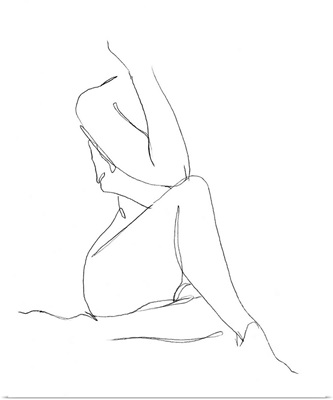 Nude Contour Sketch I