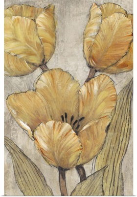 Ochre and Grey Tulips II