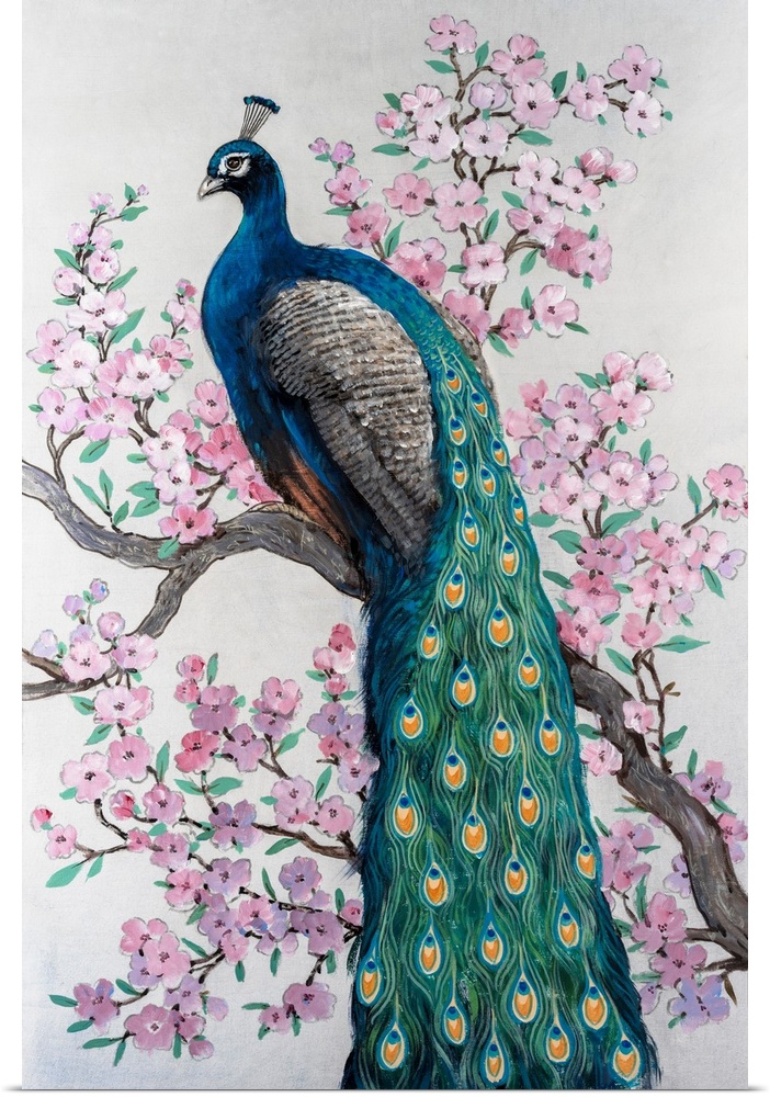 Peacock And Blossom I