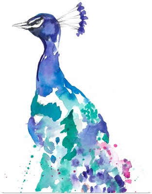 Peacock Splash II