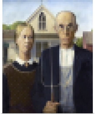 Pixelated American Gothic