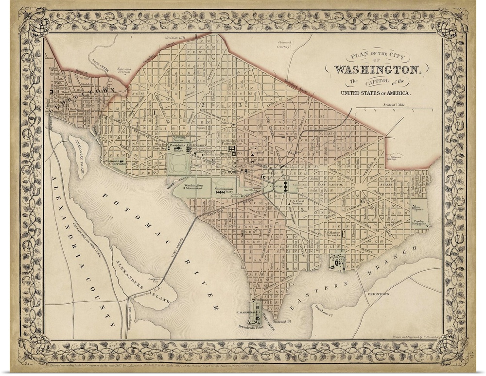 Plan of Washington DC