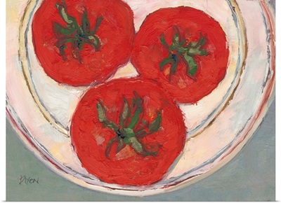 Plate with Tomato
