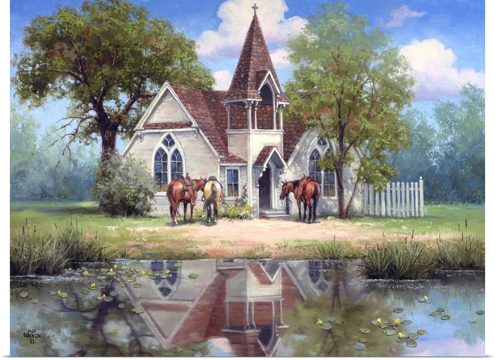 Reflections Of A Country Church