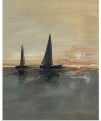 Sailing At Sunset II