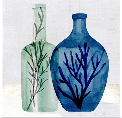 Sea Glass Vase I