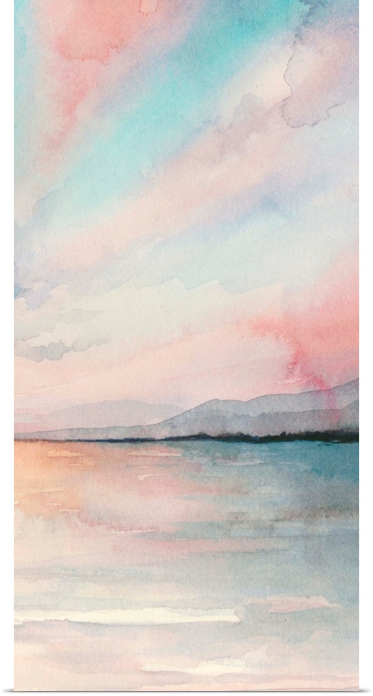 Sea Sunset Triptych III