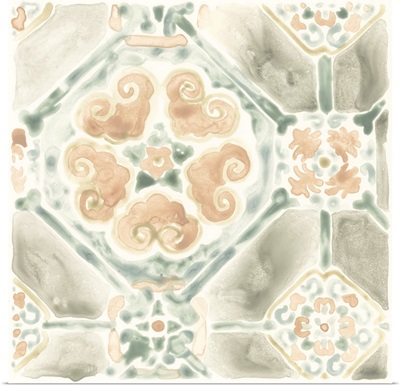 Terracotta Garden Tile III