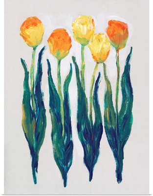 Tulips In A Row I