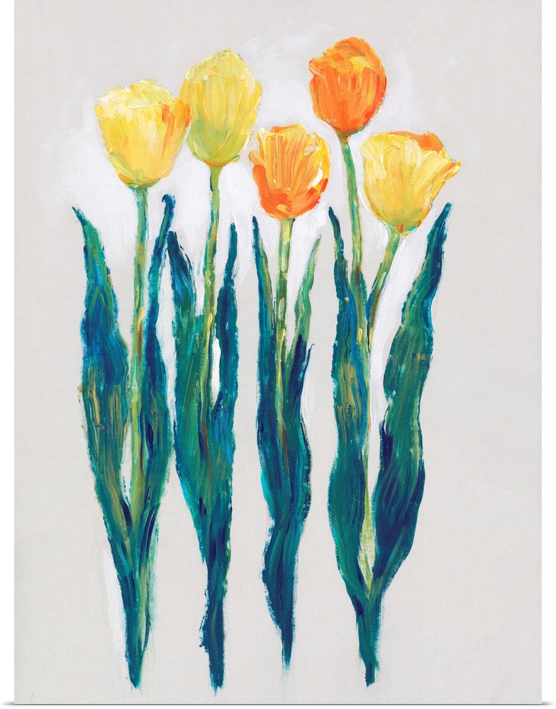 Tulips In A Row II