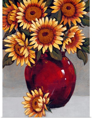 Vase of Sunflowers II