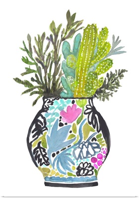 Vase With Cactus I