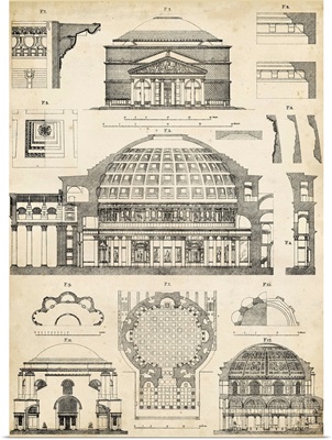 Vintage Architect's Plan III