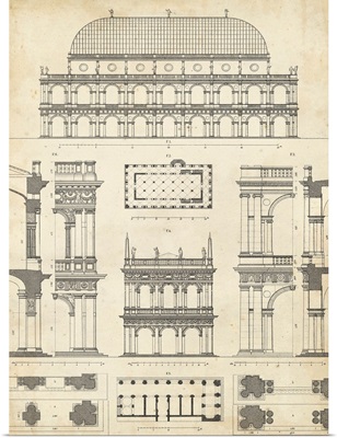 Vintage Architect's Plan IV