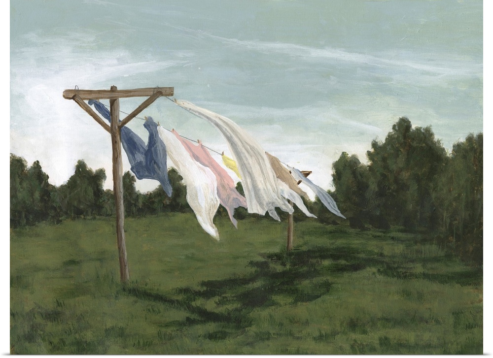 Vintage Clothesline I
