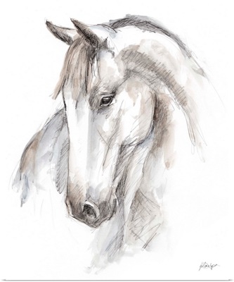 Watercolor Equine Study II