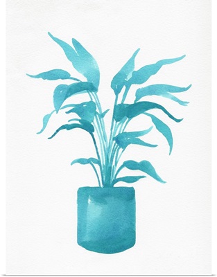 Watercolor House Plant IV