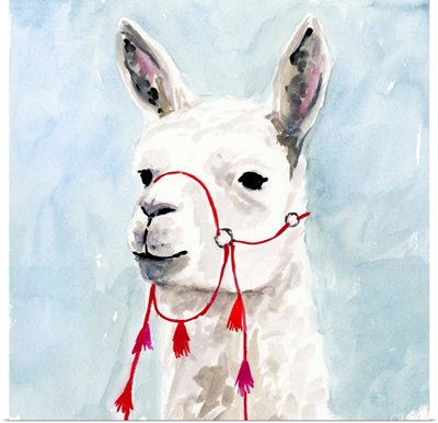 Watercolor Llama II