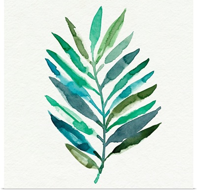 Watercolor Palm Impression IV