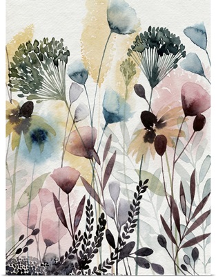 Watercolor Wildflower II