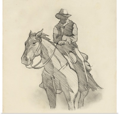 Western Rider Sketch II