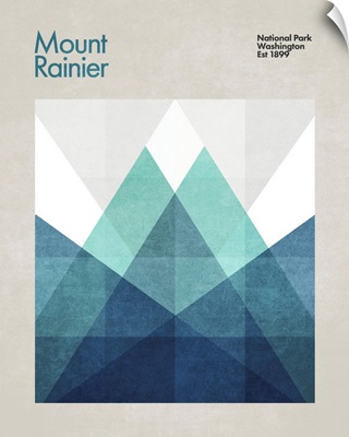 Abstract Travel Mount Rainier