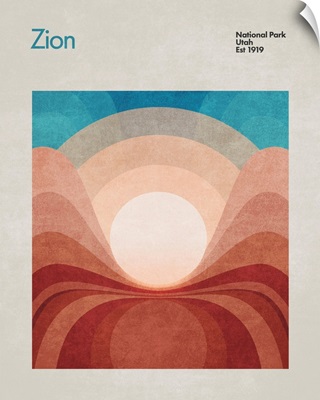 Abstract Travel Zion