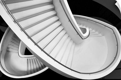Black and White Staircase