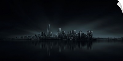 panaromic gotham city  Dark knight wallpaper, The dark knight poster, Dark  knight