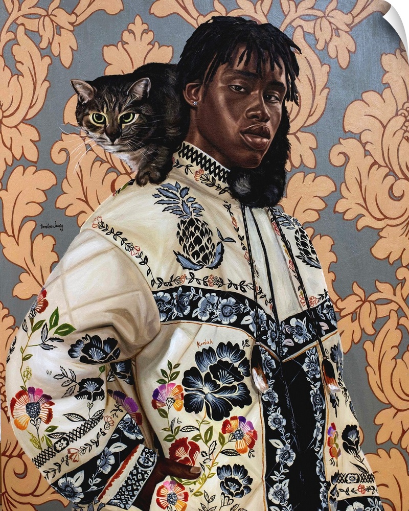 A stunning example of contemporary Black portraiture by an up and coming Nigerian visual artist
