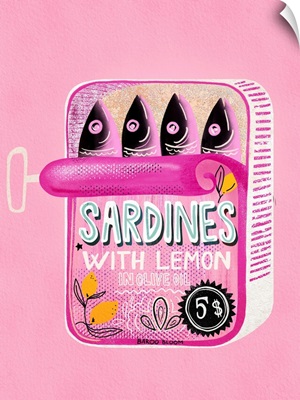 Sardines Tin Can Pink