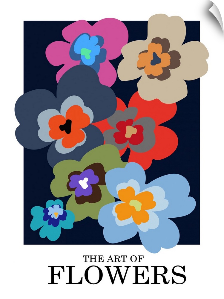 The Art Of Flowers Blue