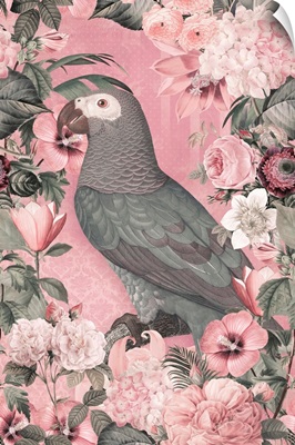 The Parrots Paradise Garden Pastel Pink