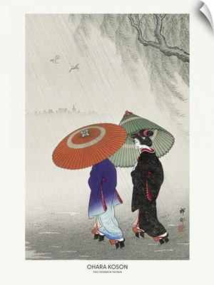 Two Women In The Rain