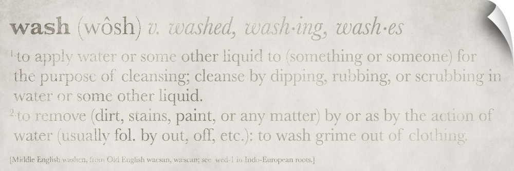 Definitions Wash