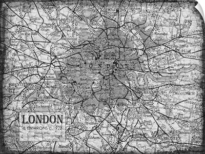 Environs London Black and White
