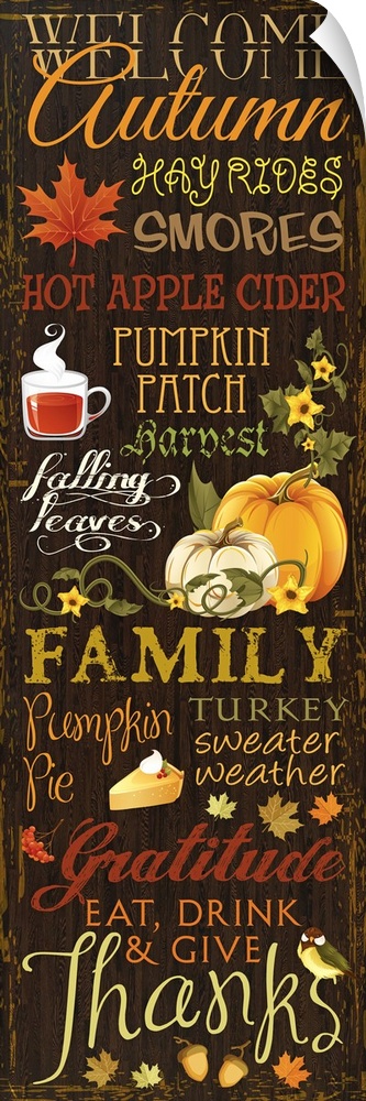 Fall Typography I - Brown