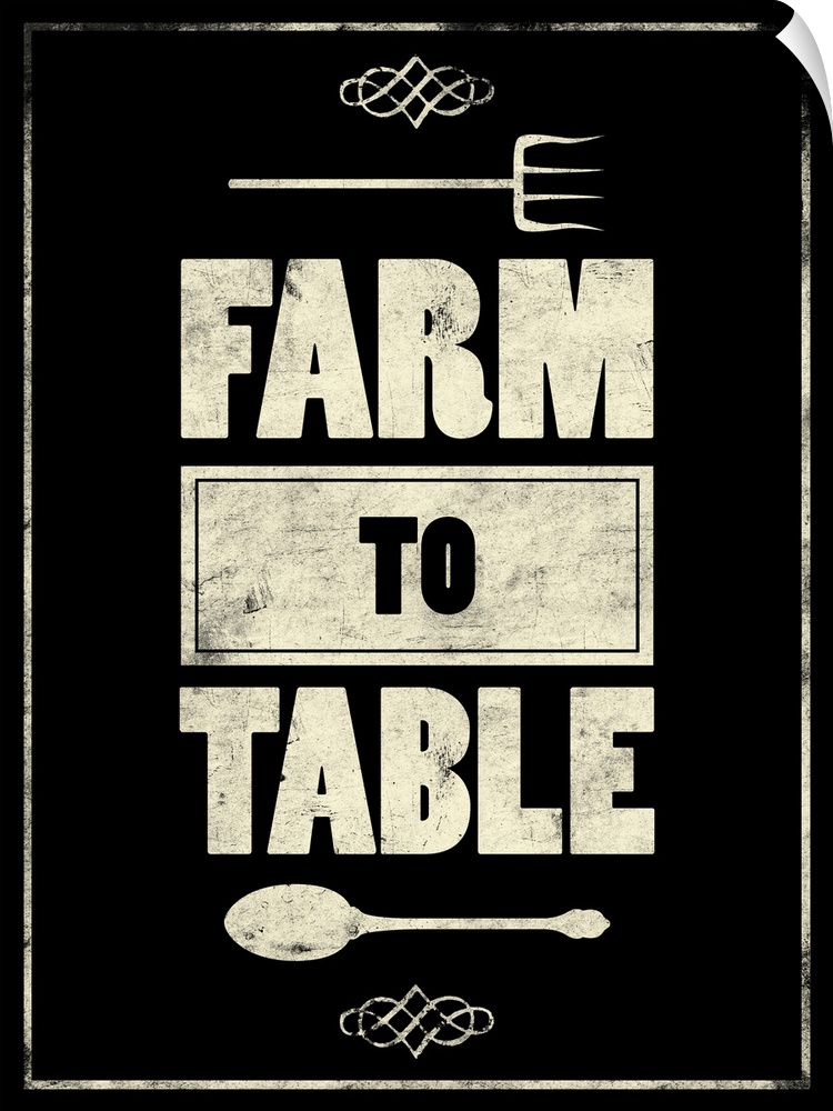 Farm to Table - Black