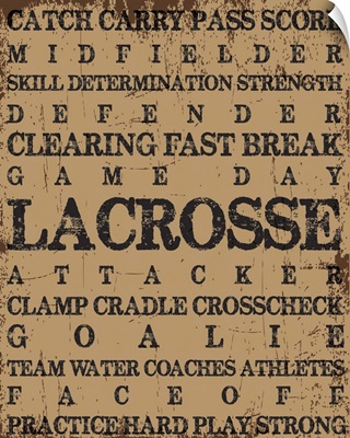 Lacrosse Typography