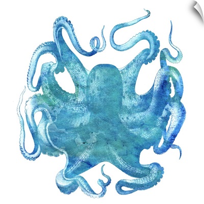 Watercolor Ocean - Octopus I