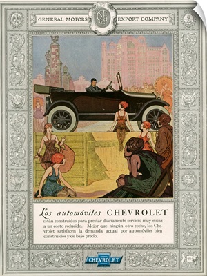 1920's USA Chevrolet Magazine Advert