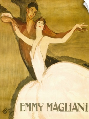 1920's USA Emmy Maglianii Poster