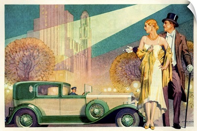 1920's USA Franklin Magazine Advert (detail)