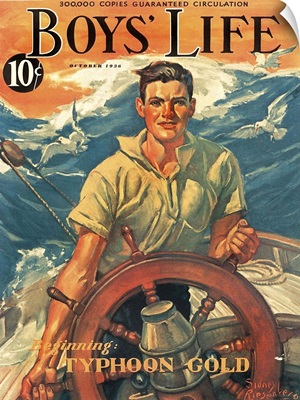 1930's USA Boy's Life Magazine Cover