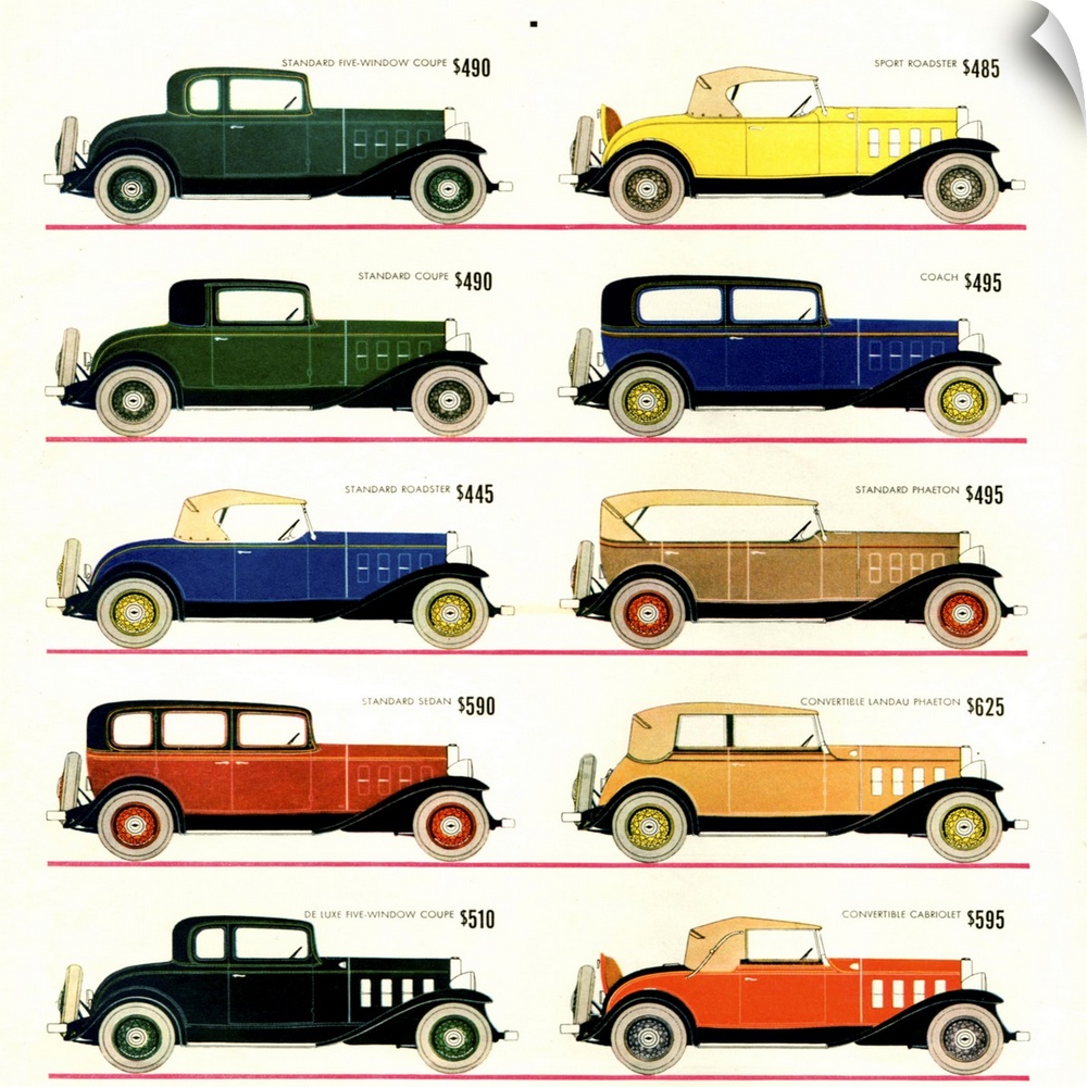 1930's USA Chevrolet Magazine Advert (detail)