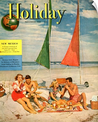 1940's USA Holiday Magazine Cover
