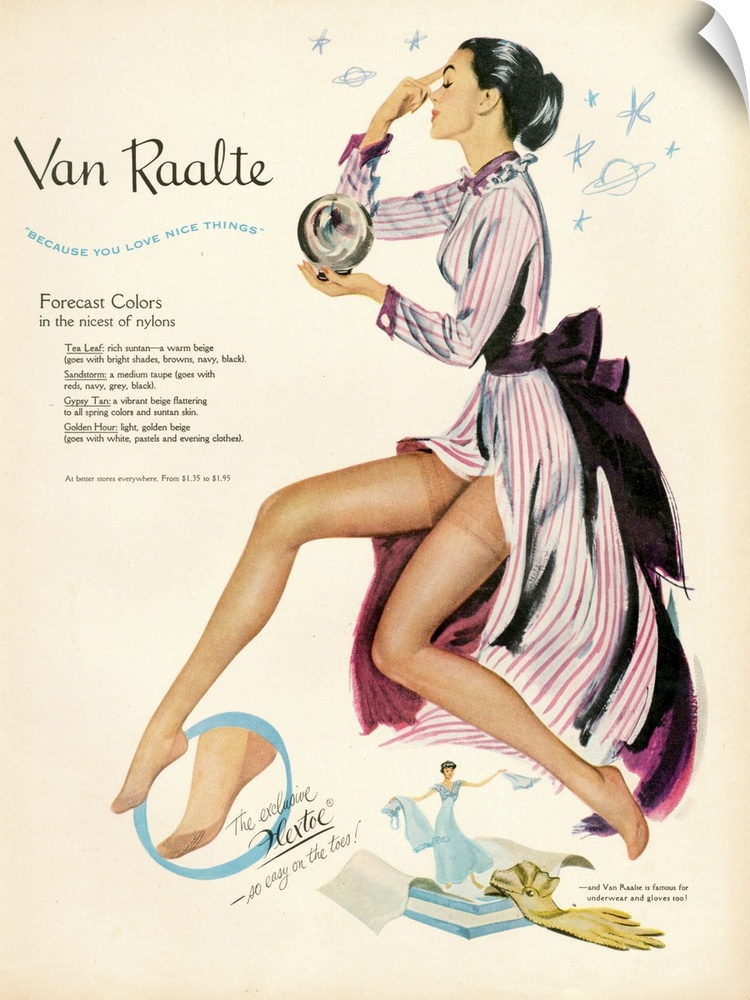 1940s USA Van Raalte Magazine Advert