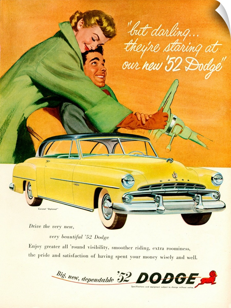 1950s USA Dodge Magazine Advert