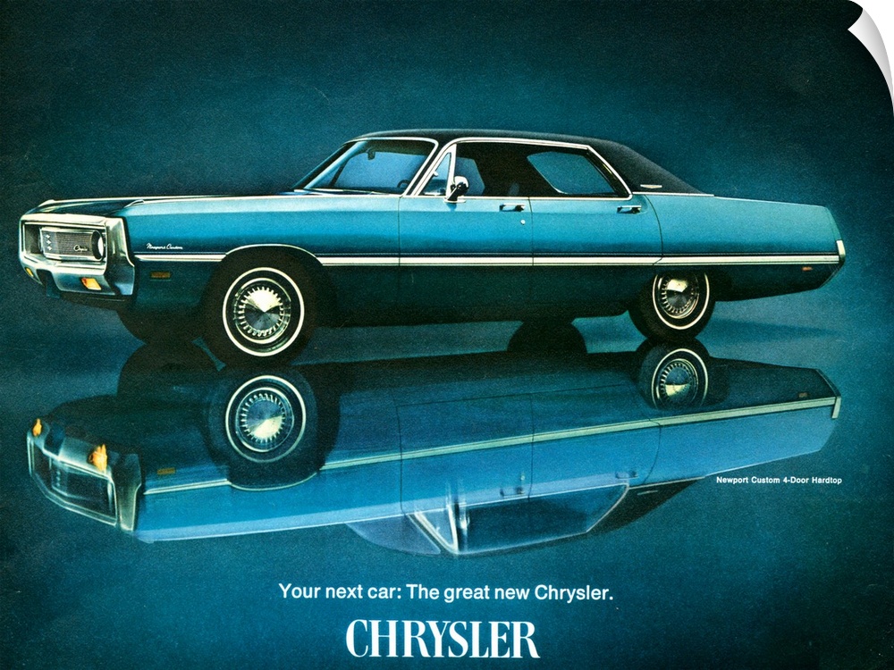 1960s USA Chrysler Magazine Advert (detail)